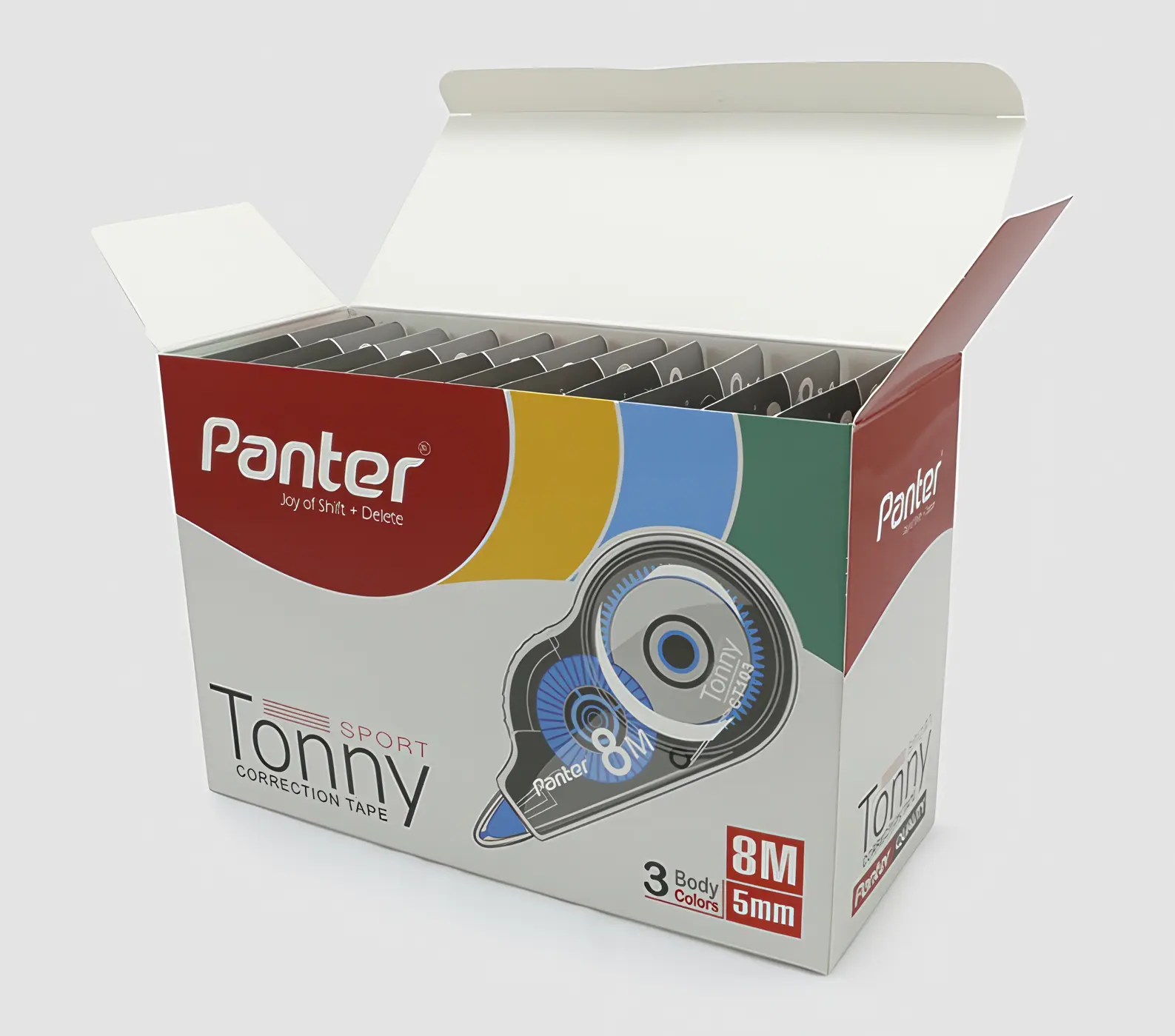 لاک غلط گیر نواری / Tonny Sport کد CT 103 بسته 12 تایی