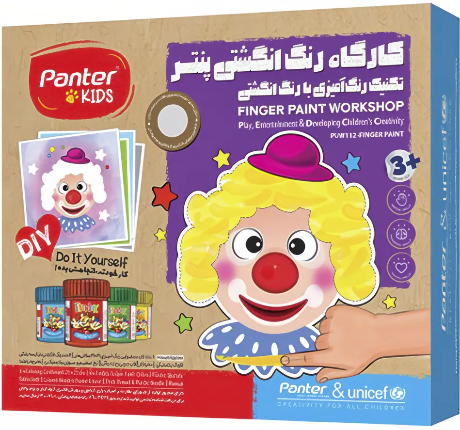 کارگاه رنگ انگشتی پنتر و یونیسف / کد	PUW112