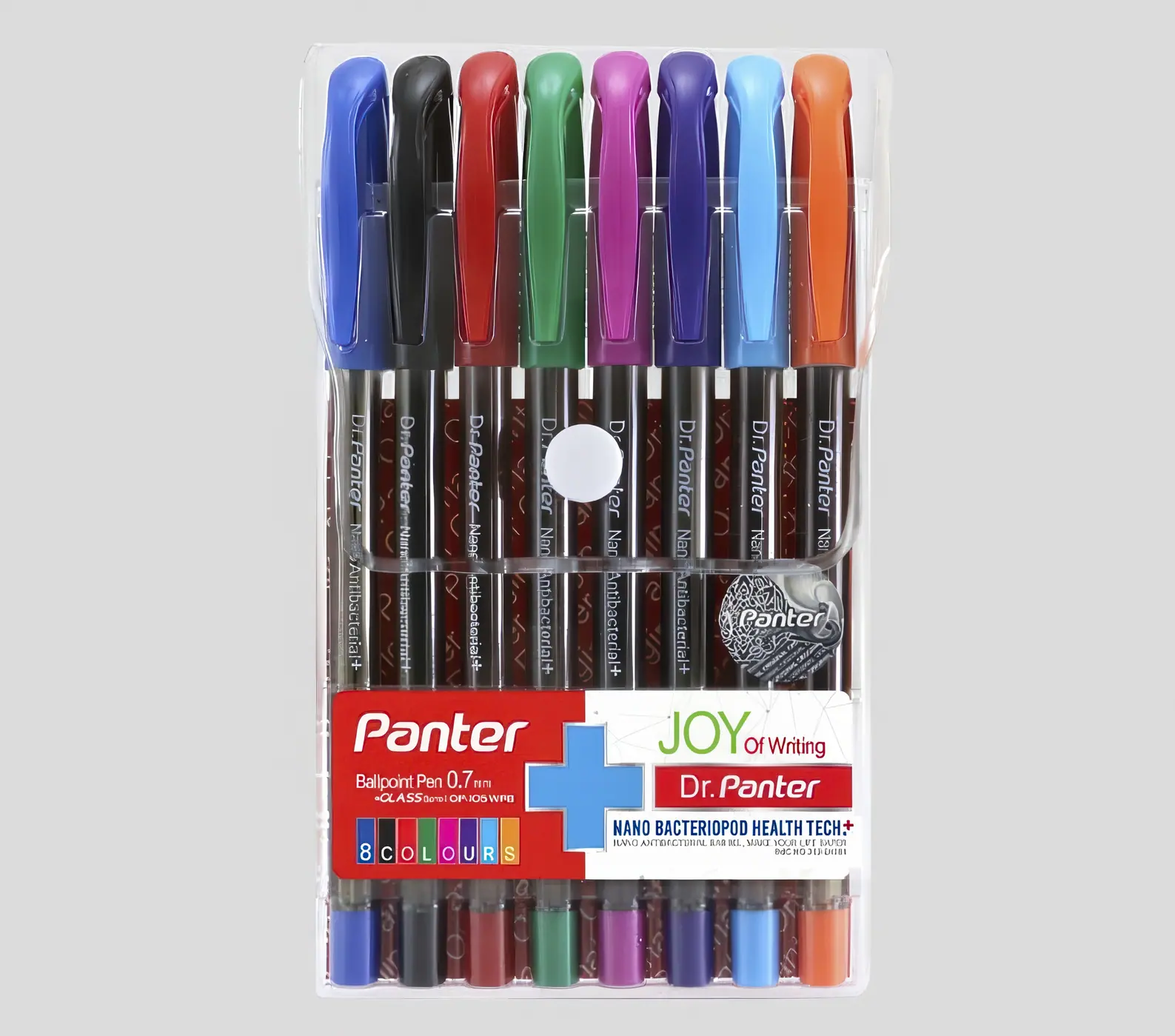 خودکار فوق روان نانو باکتریوپاد 0.7mm کد DP 105 WP8 بسته 12 عددی