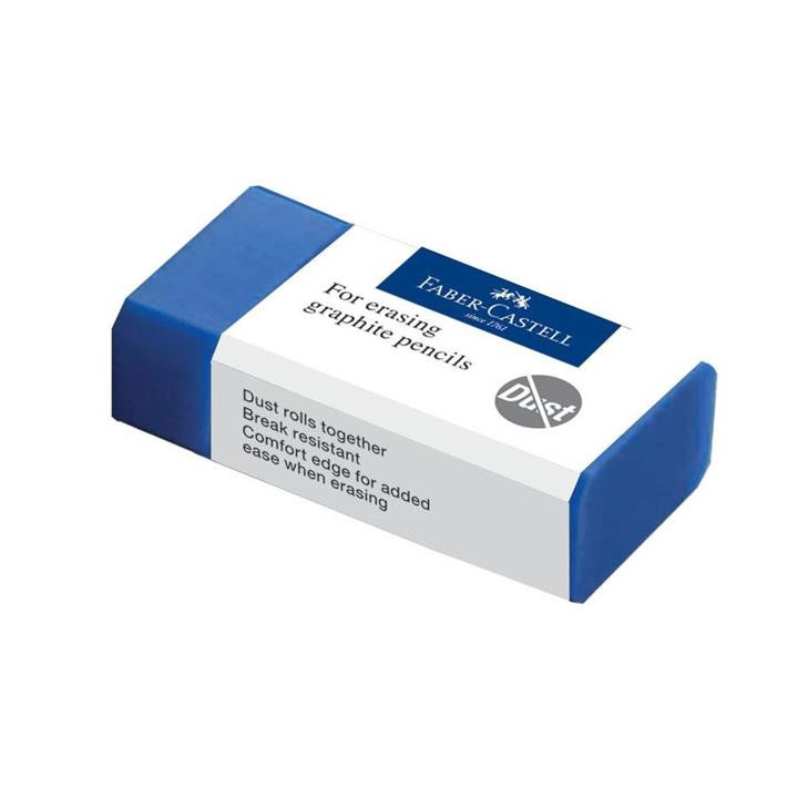 پاک کن آبی فابر کاستل مدل PVC-FREE کد 187300 بسته 30 تایی