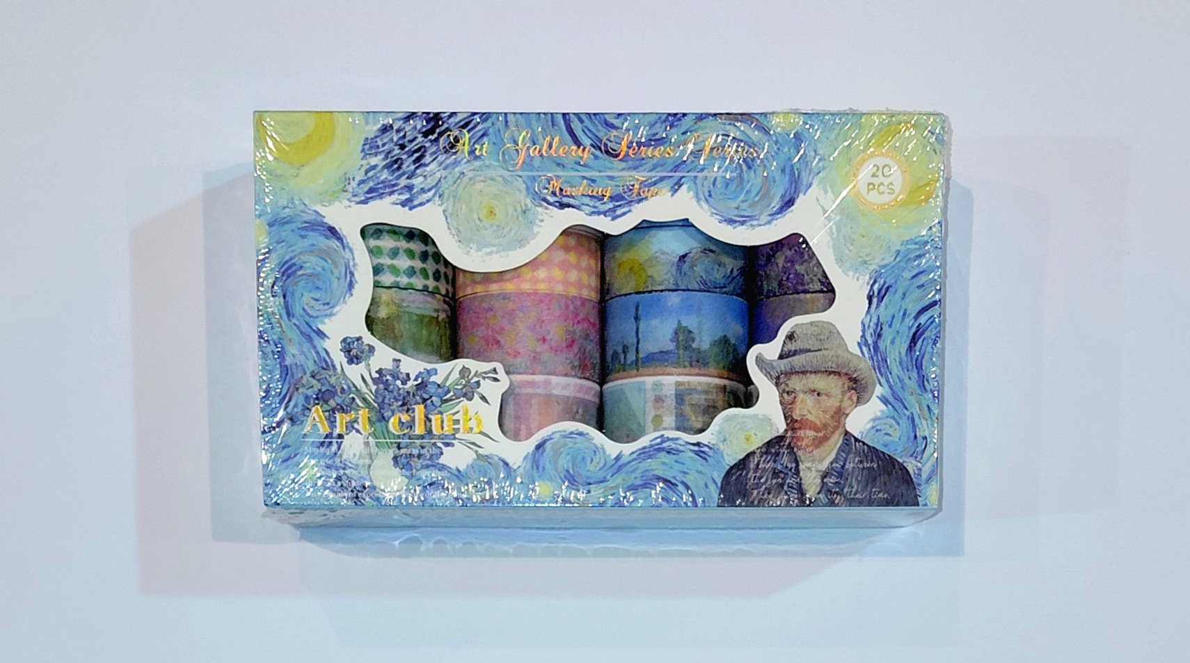 چسب نواری مدل واشی فانتزی بسته 20 عددی
