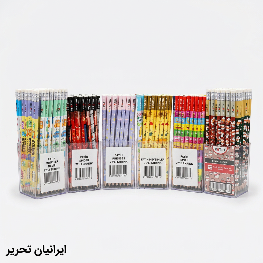 مداد مشکی فتیح بسته 72 عددی