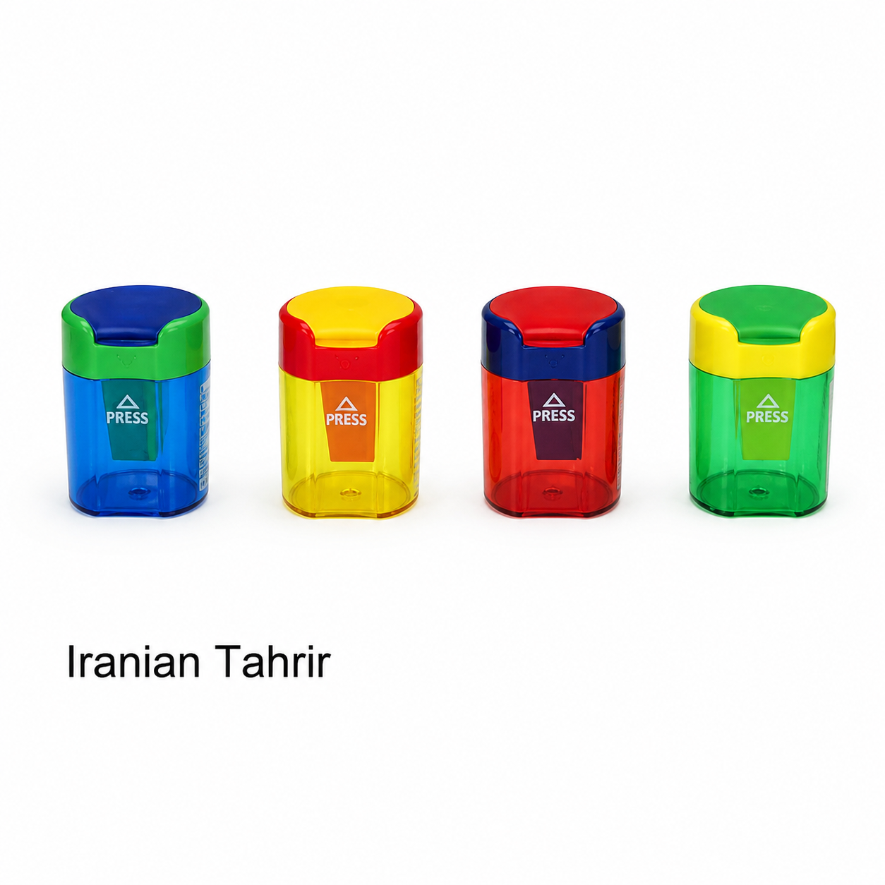 تراش دوقلو مخزن دار پیکاسو مدل SH107 بسته 10 عددی