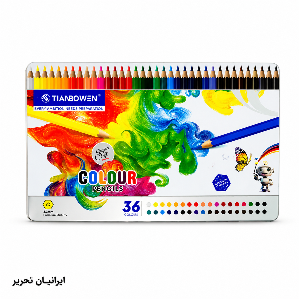 مداد رنگی 36 رنگ Tianbowen